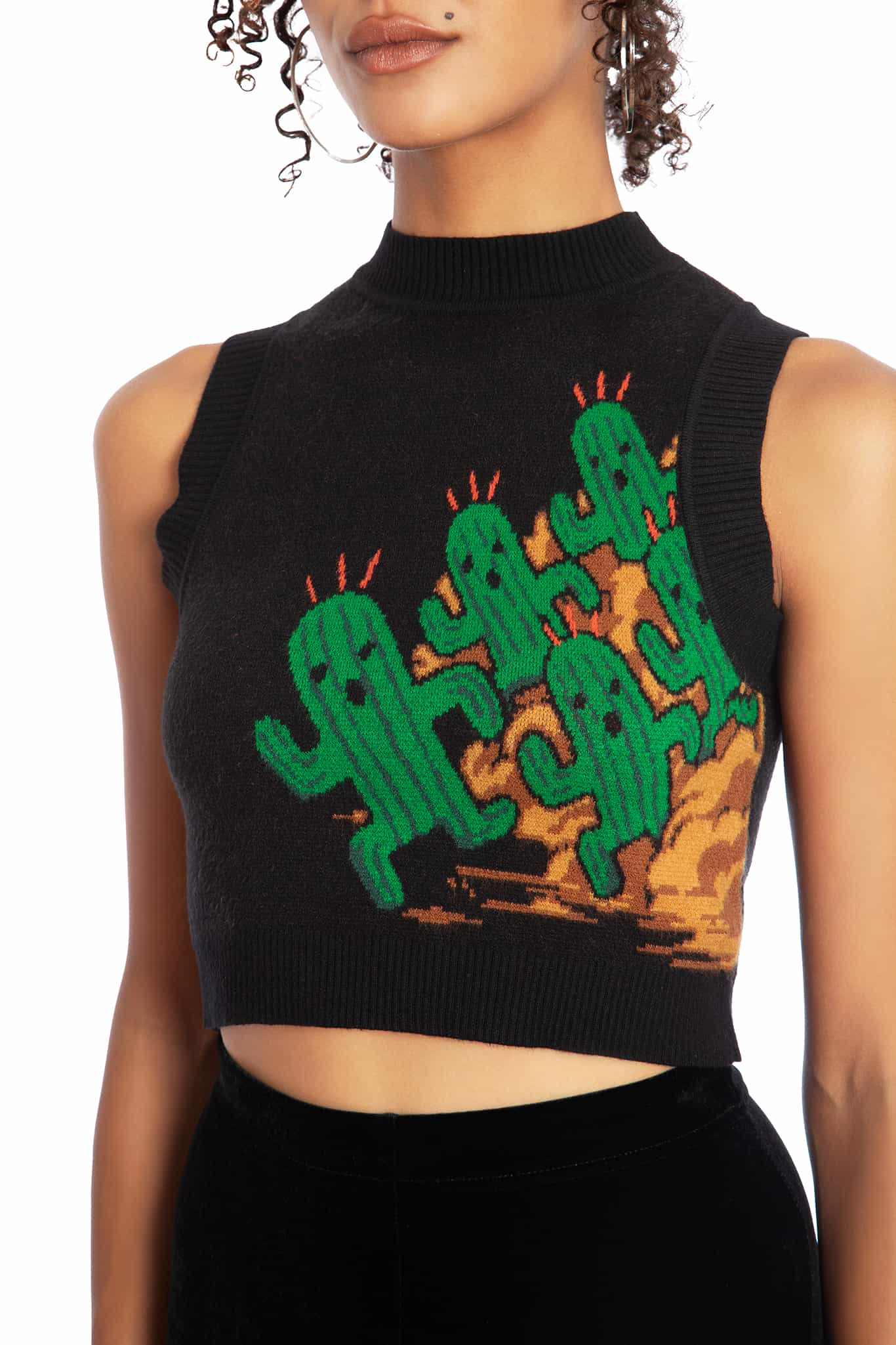 Cactuar Knit Crop - Image 3