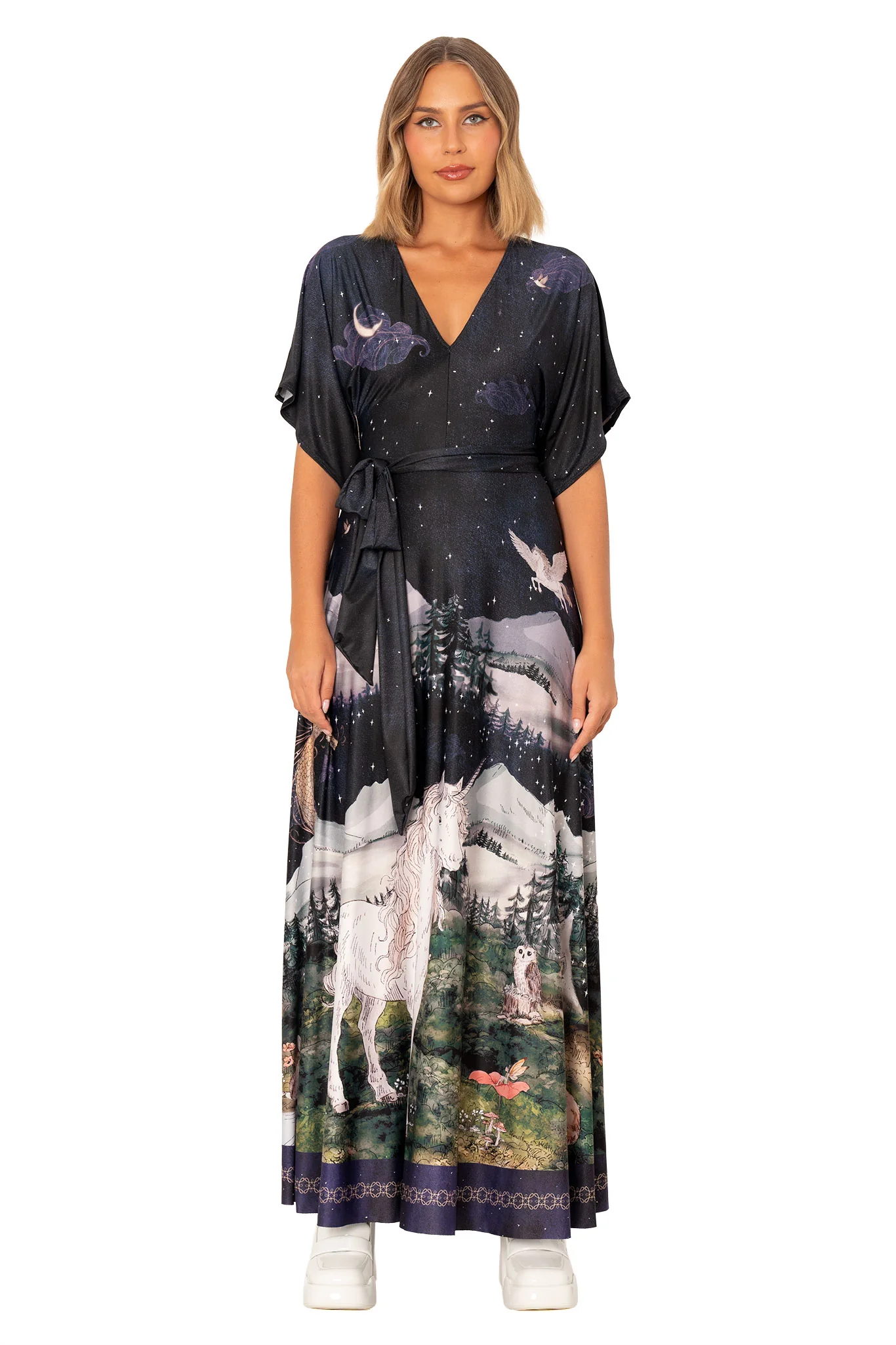 Enchanted Kimono Maxi Dress - Image 5