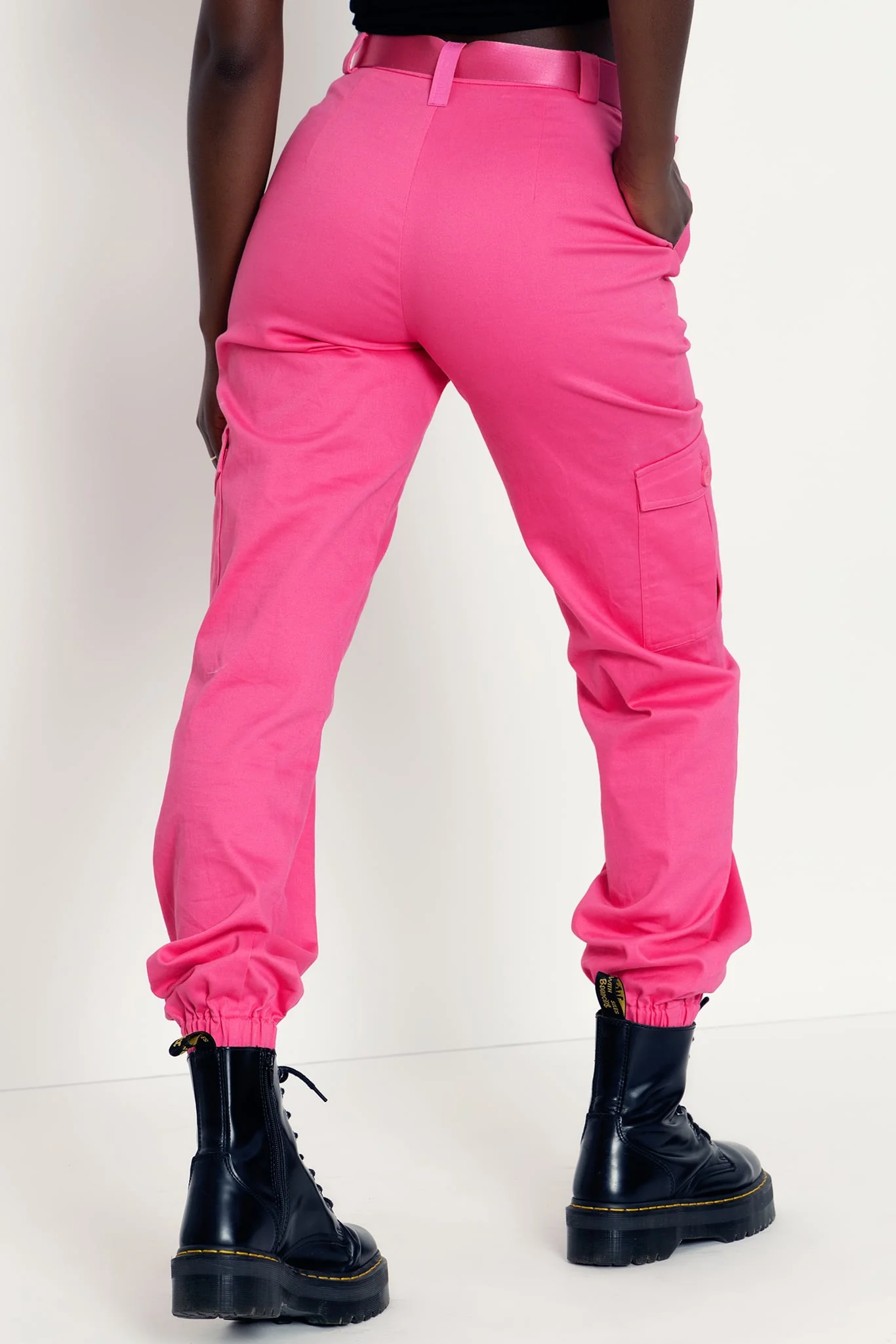 Hot Pink Cargo Pants - Image 4