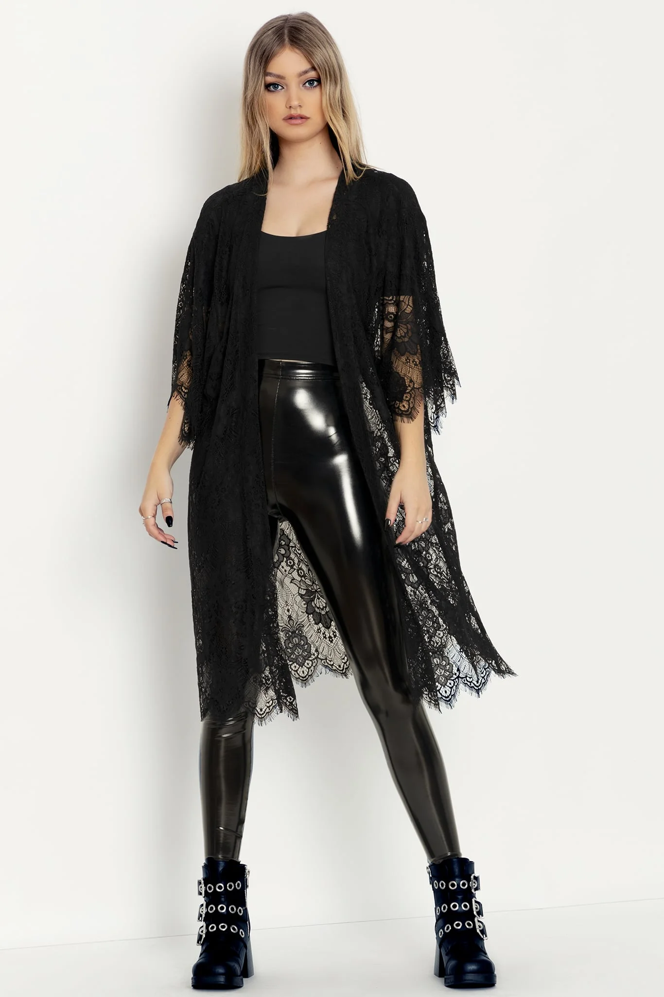 Late Night Lace Kimono - Image 3