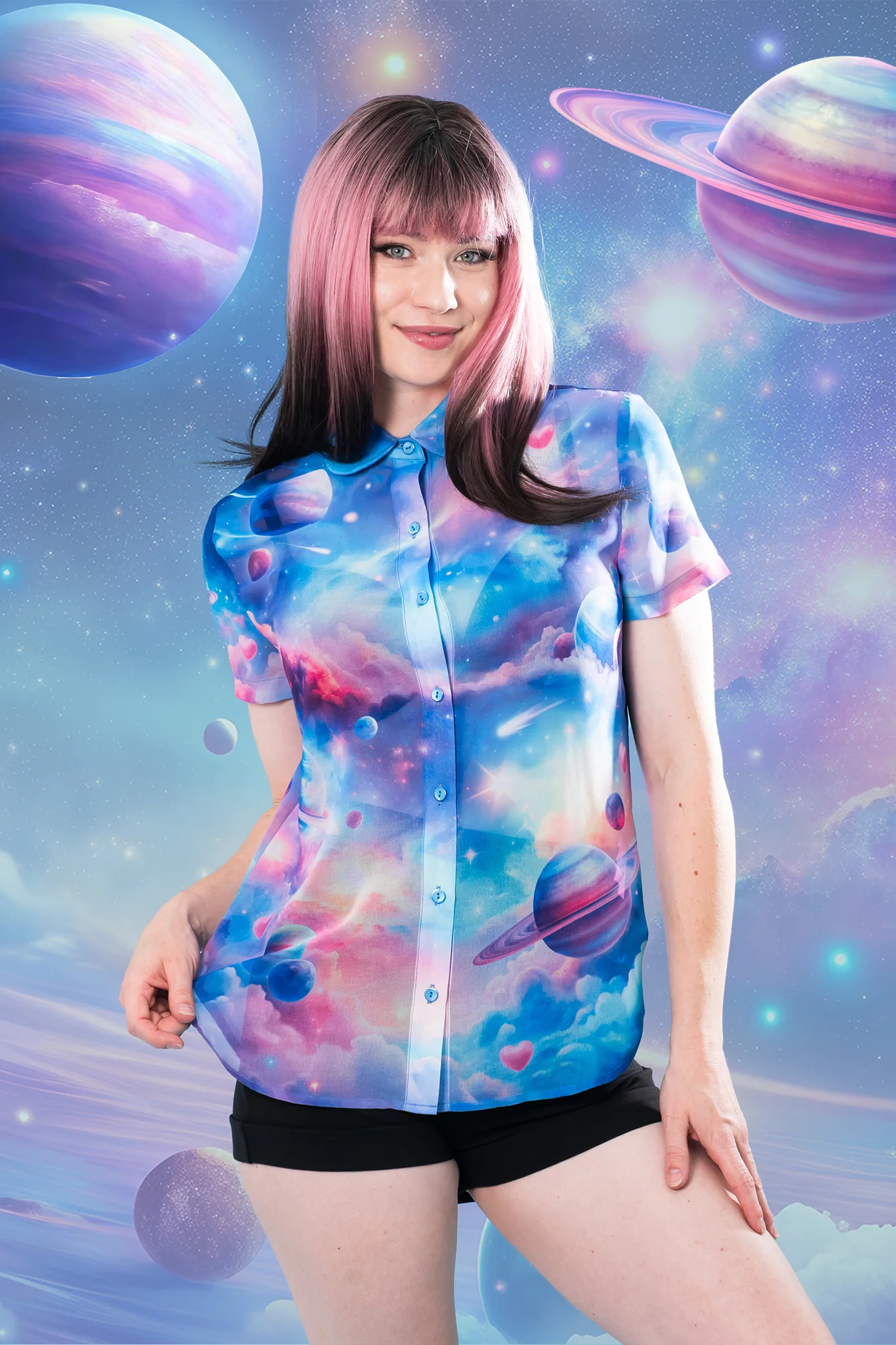 Make My StarBurst Cute as a Button Shirt - Image 2