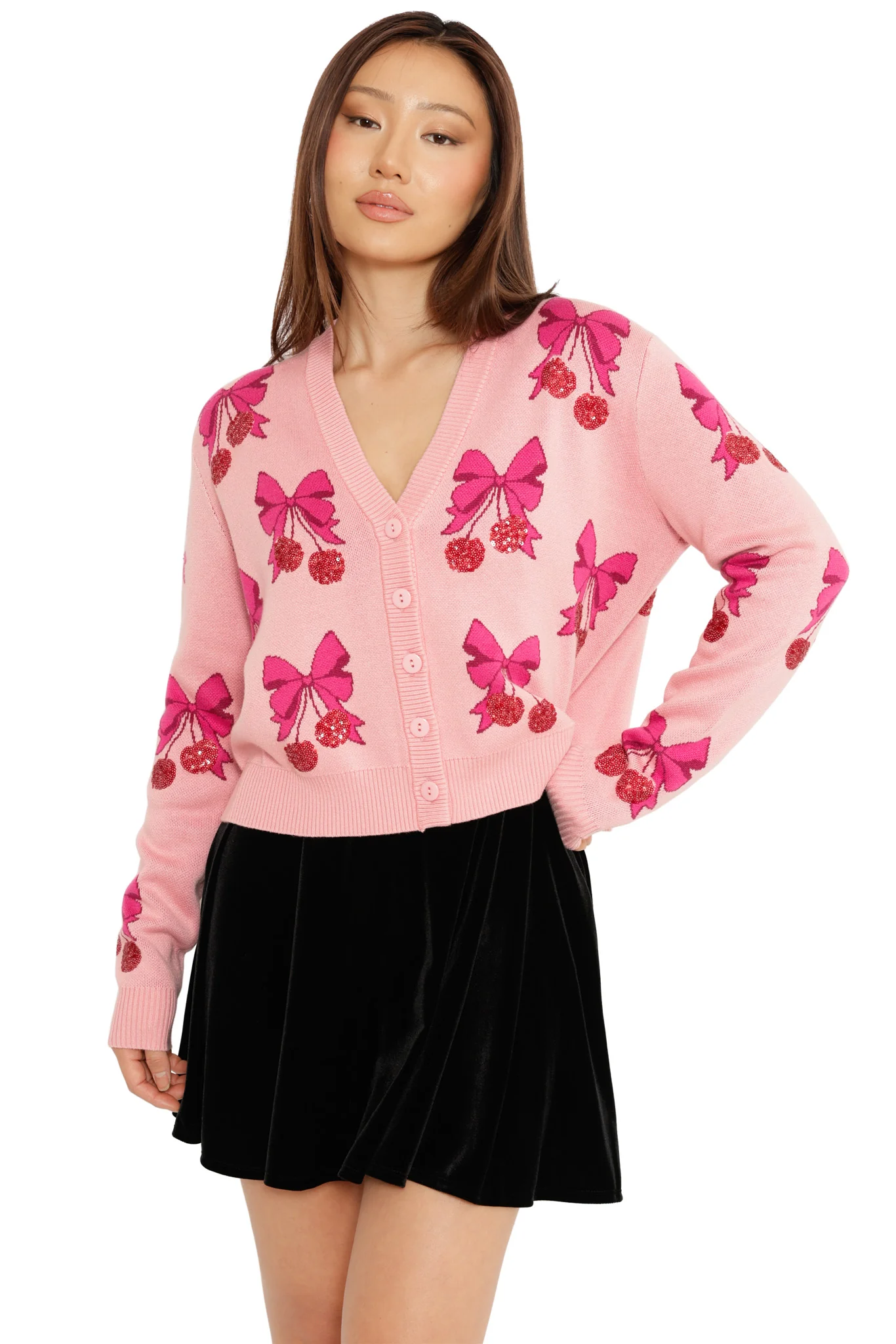 Merry Berry Knit Cardigan