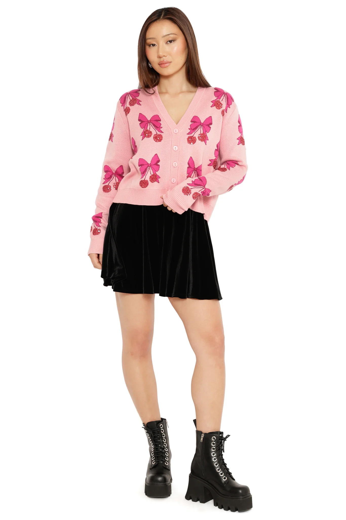 Merry Berry Knit Cardigan - Image 3