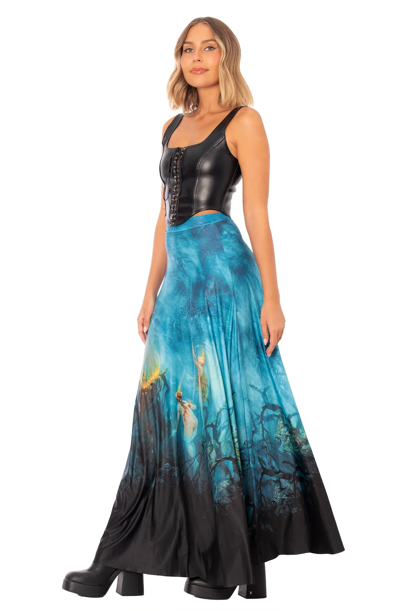 Office Siren Maxi Skirt - Image 3