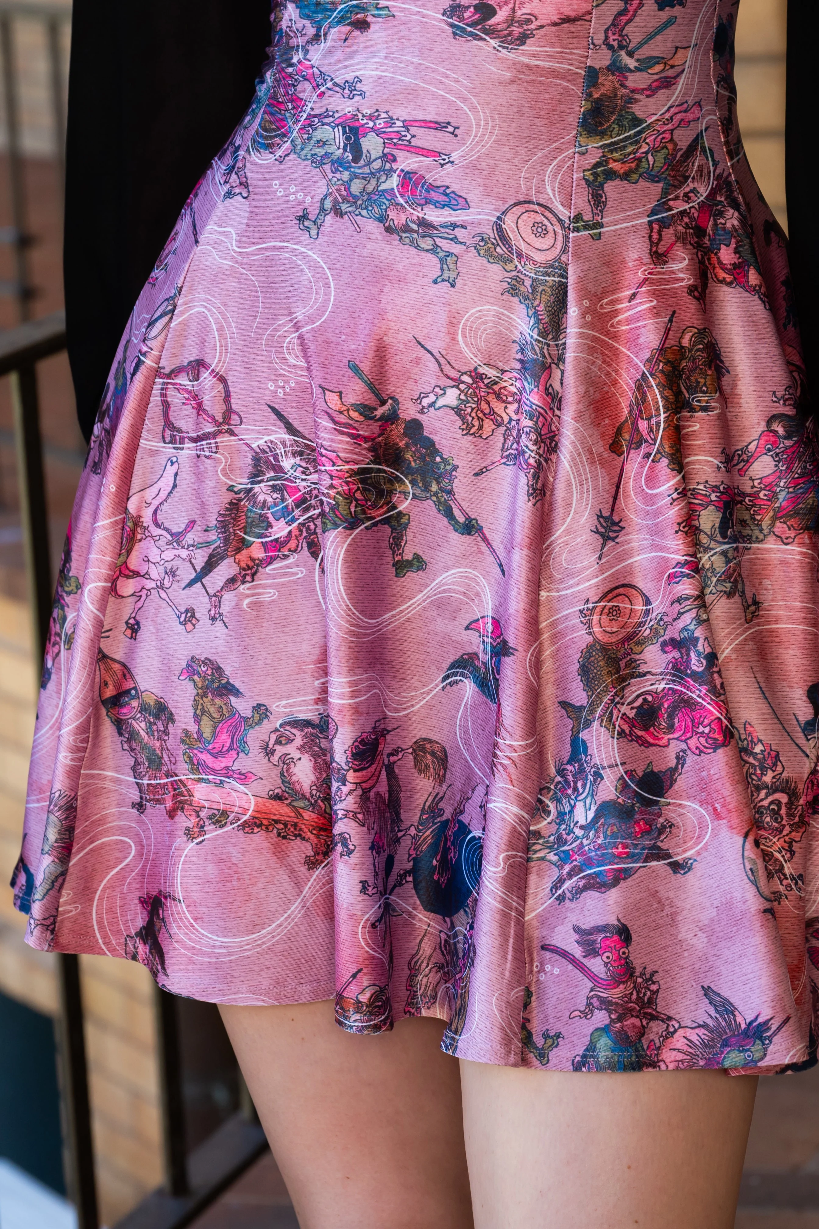 One Hundred Demons Mini Strappy Dress - Image 9