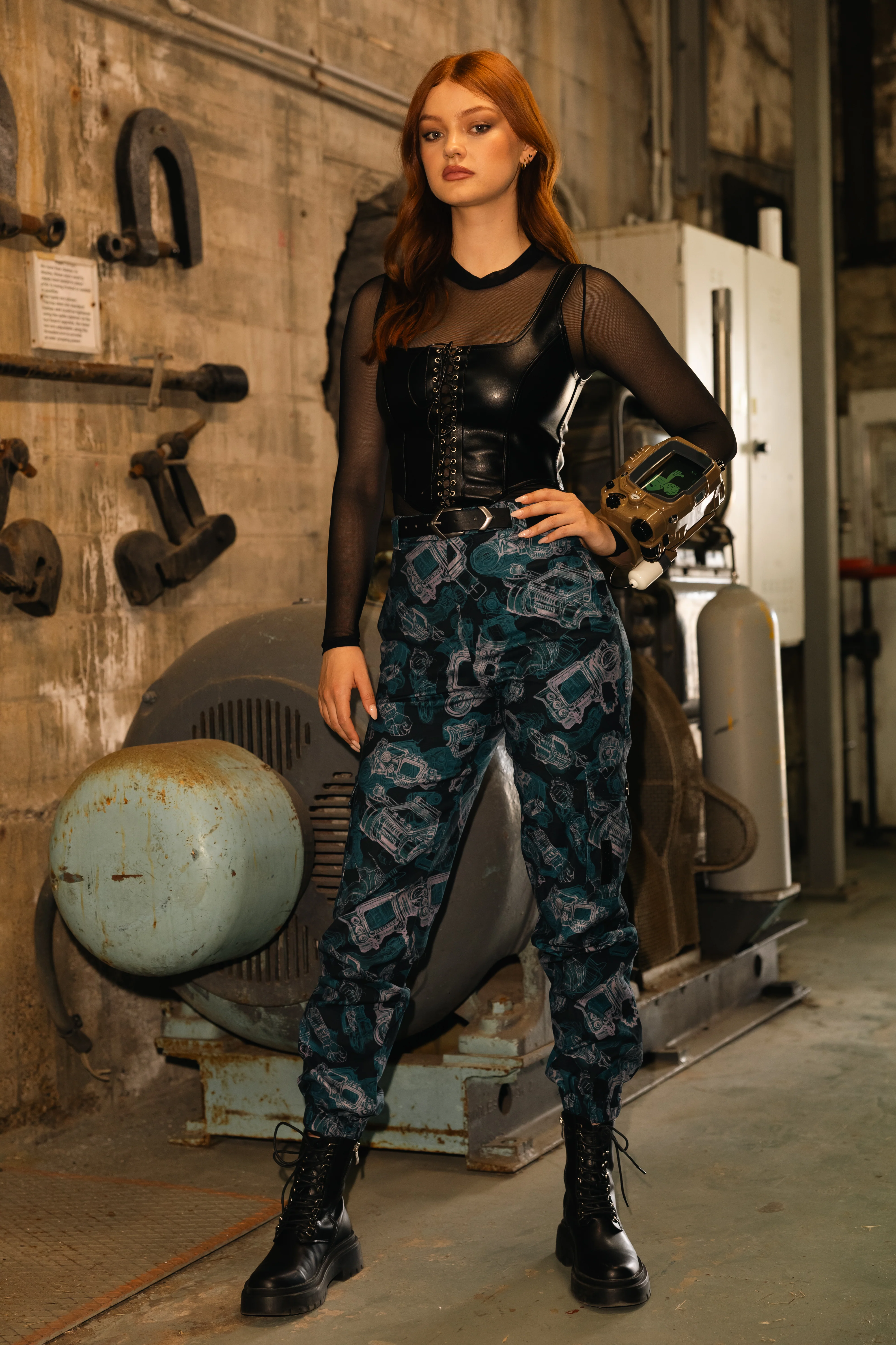 Pip-Boy Schematics Cargo Pants - Image 2