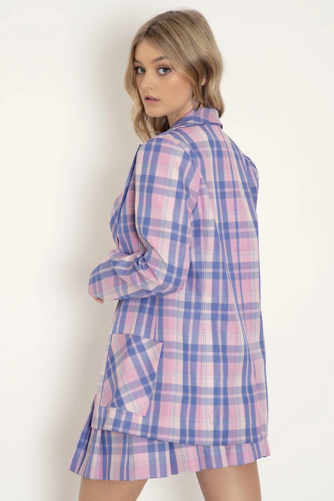 Plaid Doll Blazer - Image 3