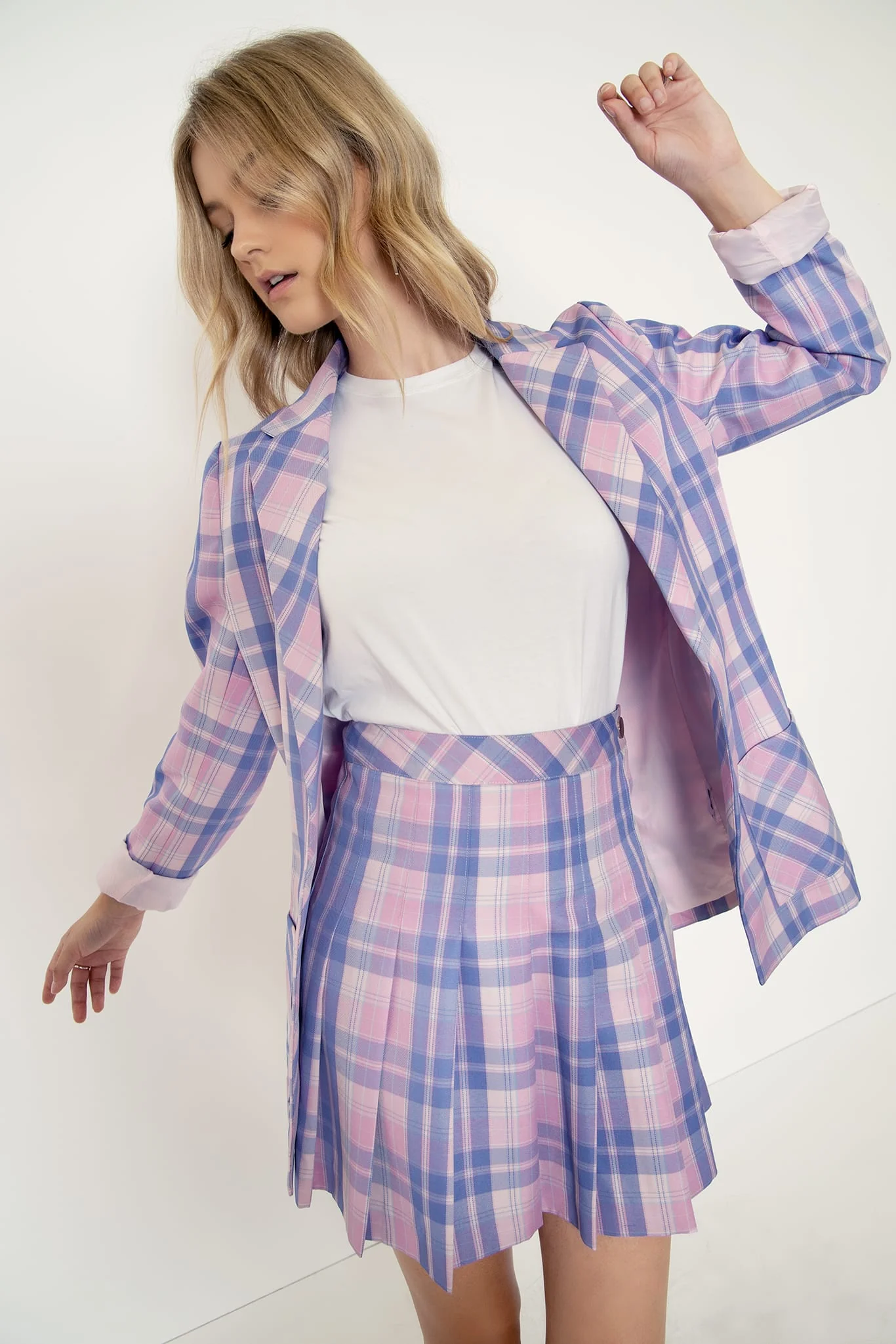 Plaid Doll Blazer - Image 4