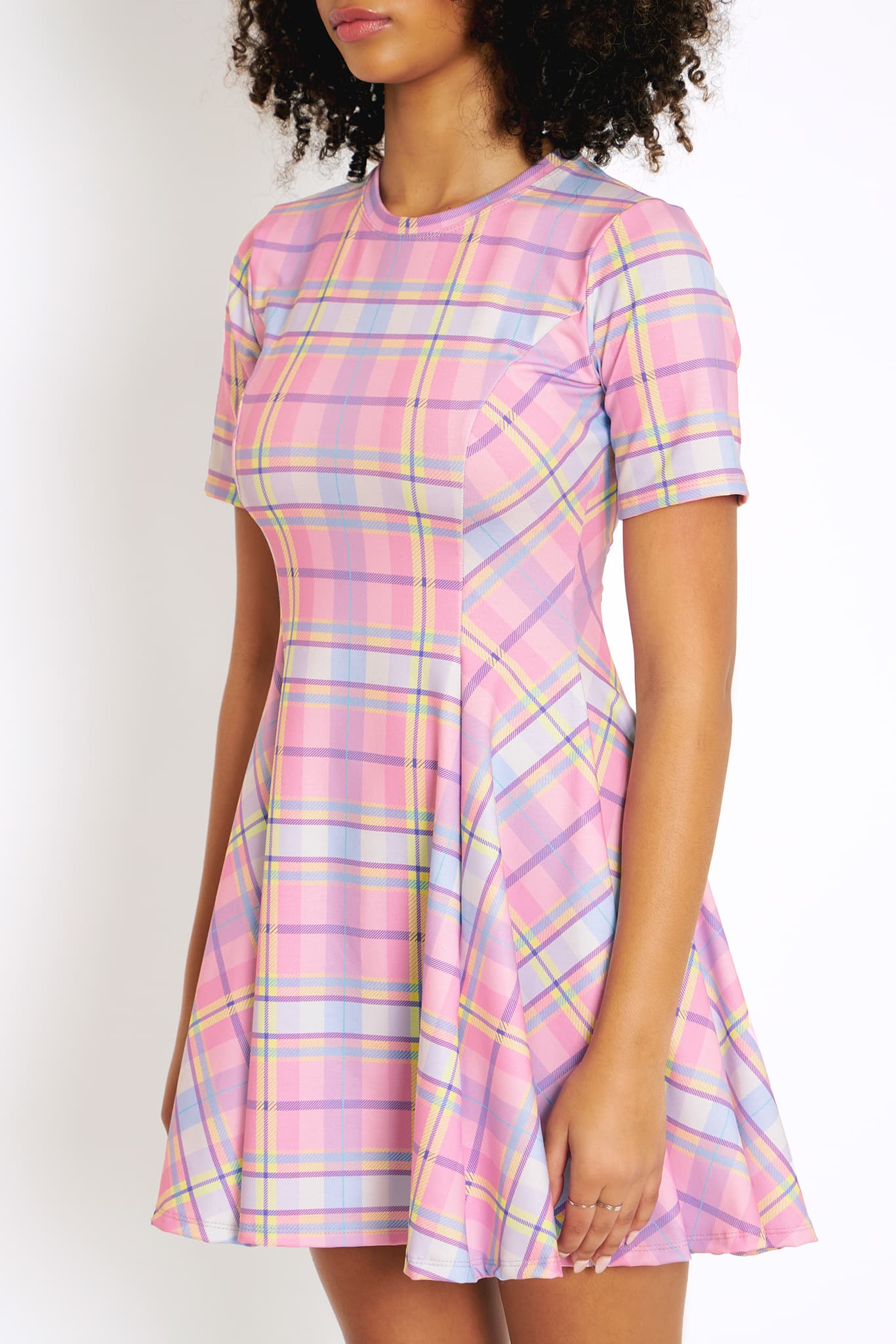 Tartan Candy Evil Tee Dress - Image 6
