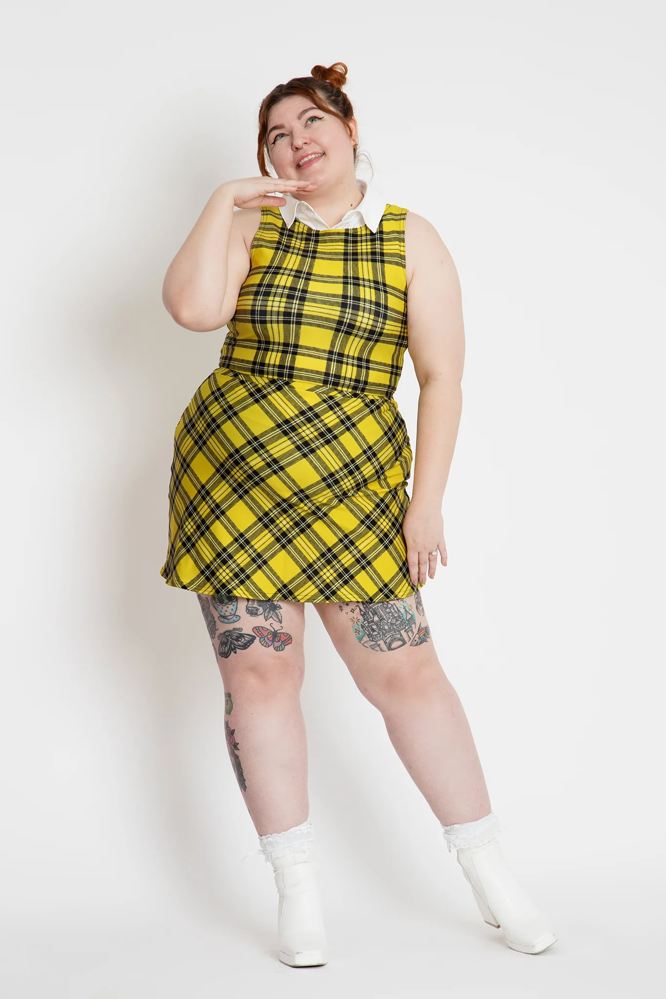 Tartan Yellow Wifey Top - Image 4