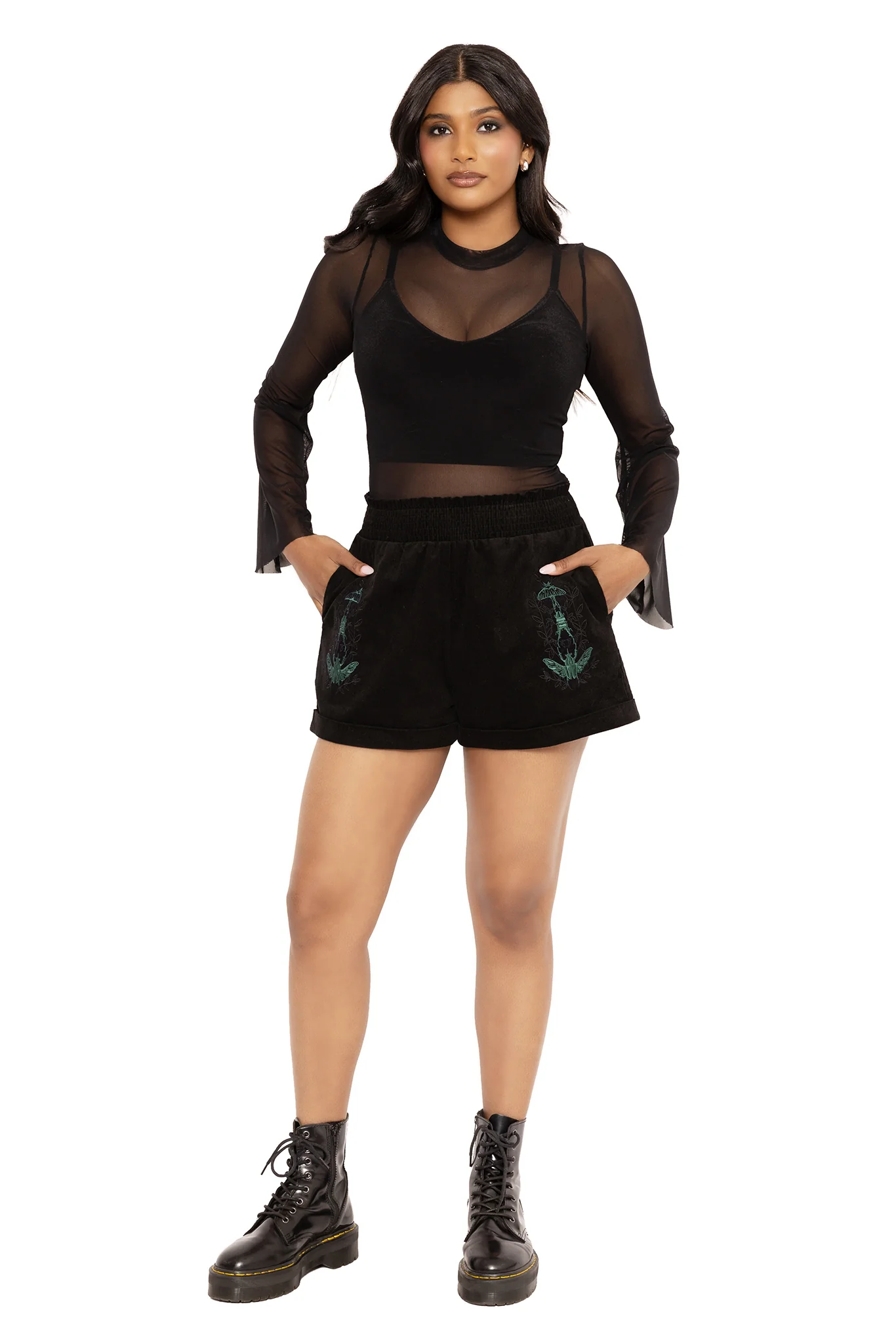 The Swarm Cord Paper Bag Shorts - Image 5